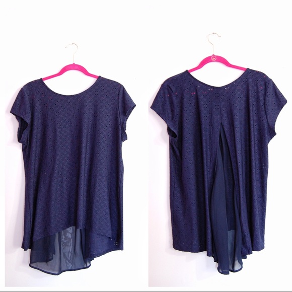 Anthropologie Pebble and Stone Open Back Knit Top - Picture 2 of 8